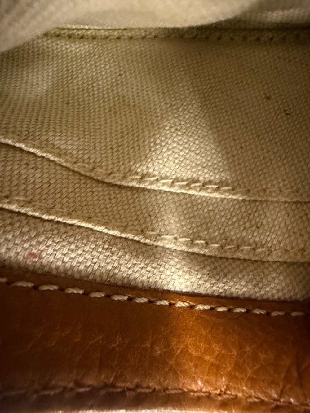 Michael Kors brown tan flap leather purse studded trim Shoulder Bag Clutch - Picture 8 of 13